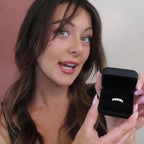 Strahlender Moissanit-Eleganzring