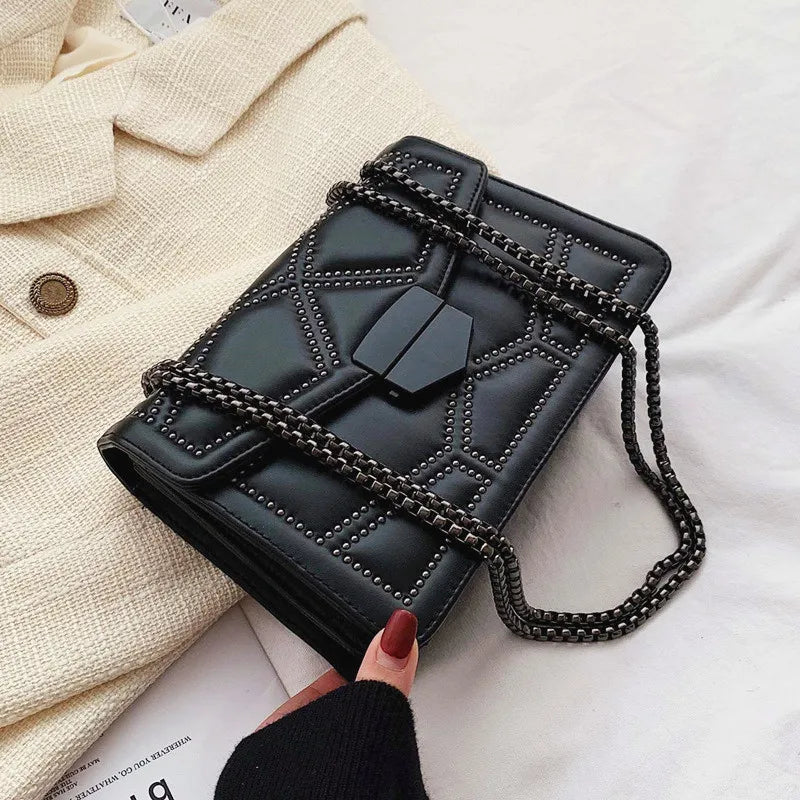 Stylish Crossbody Bag - Fashion PU Leather