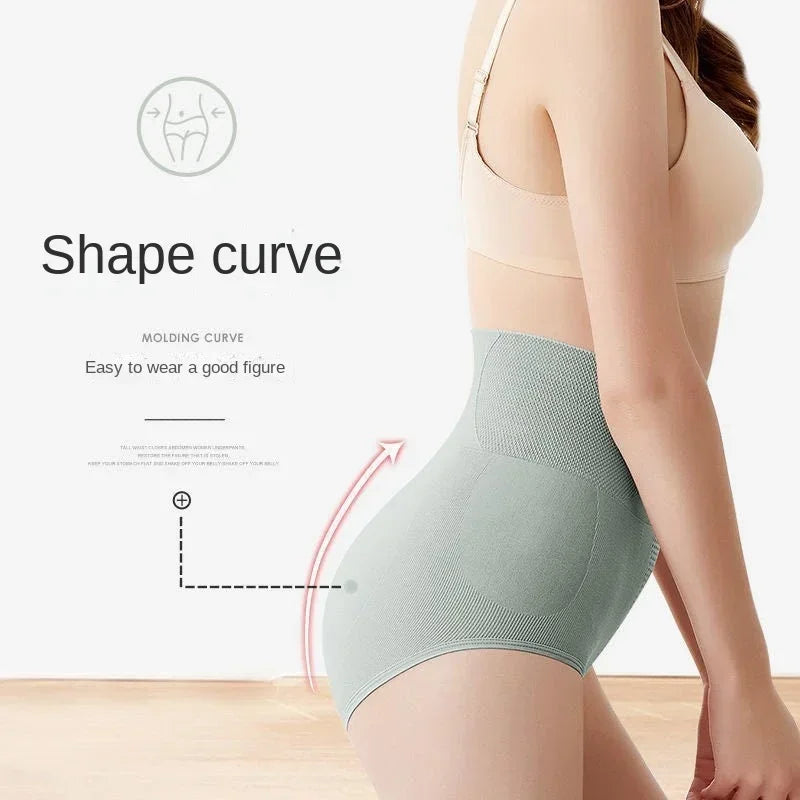 Nahtlose Shapewear-Höschen mit hoher Taille und Bauchkontrolle