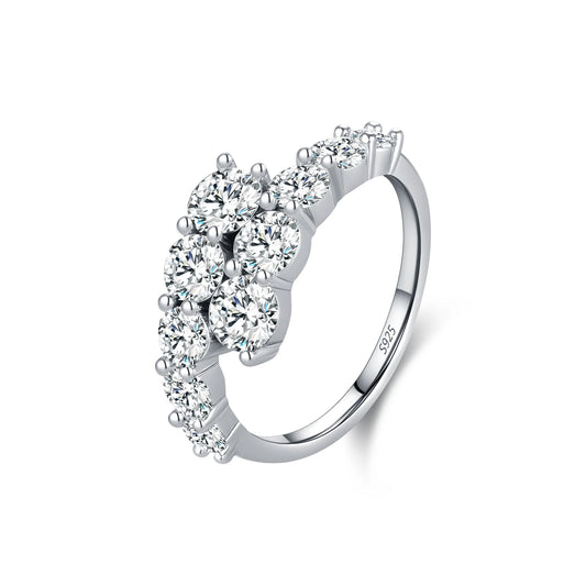 Ivictress Moissanite Luxusring – Erschwingliche Eleganz