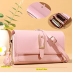 Elegant Crossbody Shoulder Bag for Women - Stylish Cellphone and Card Holder