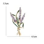 Crystal Wheat Ear Brooch – alternate view 3