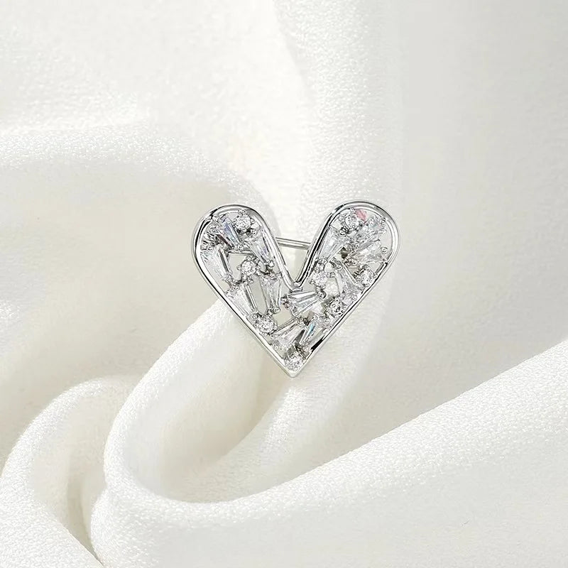 Crystal Heart Brooch – alternate view 5