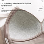 Soutien-gorge confortable sans armatures à bonnets fins pour femmes