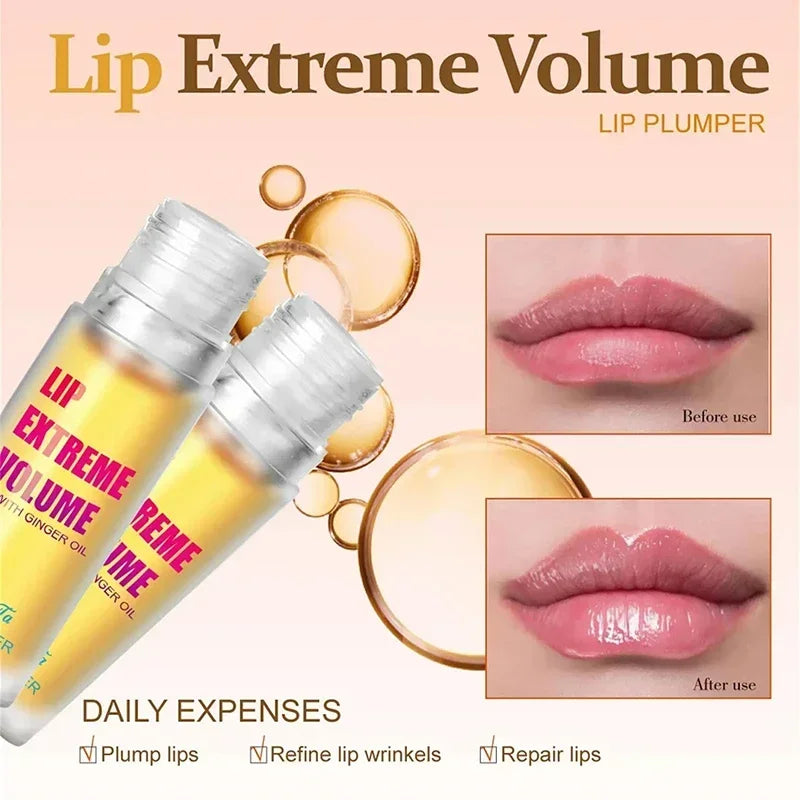 Lip Plump Serum Ätherisches Öl für Lippen Sofortiges Volumen