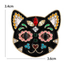 Crystal Cat Brooch – alternate view 3