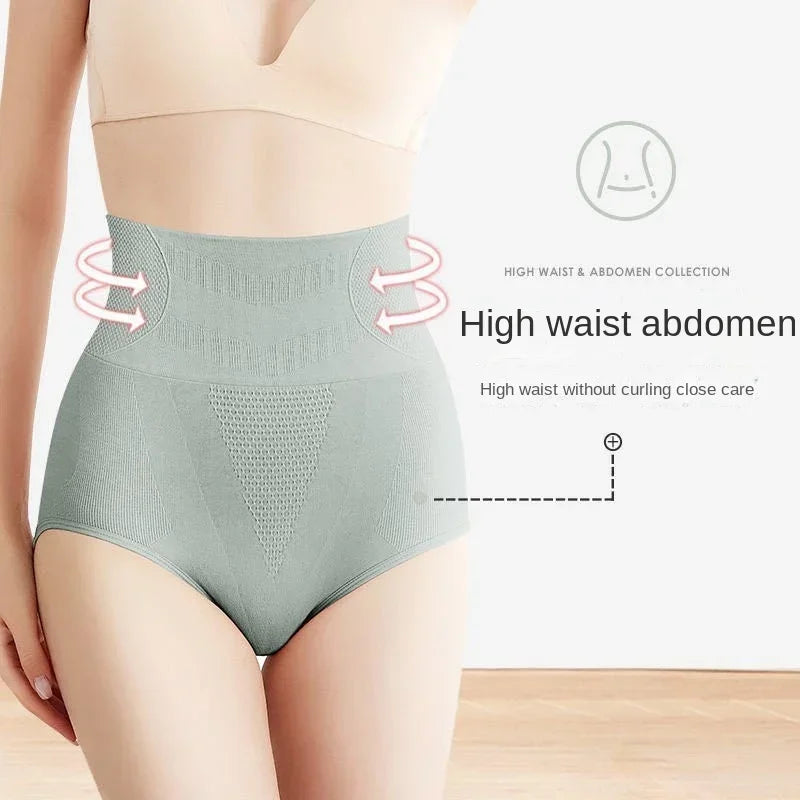 Culotte gainante taille haute sans coutures pour le contrôle du ventre