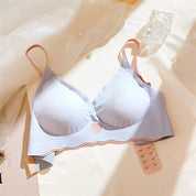Seamless Push Up Bras with Heart Pattern for Women