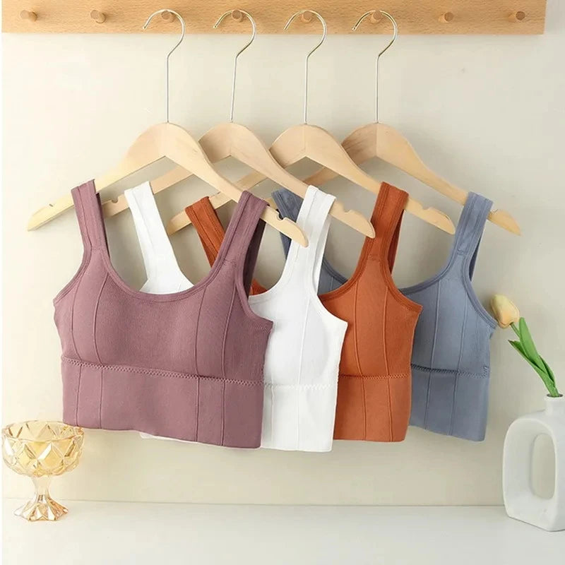 Soutien-gorge de sport push-up sans coutures - Respirant et beau dos