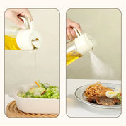 2-in-1 Olive Oil Spray & Pour Dispenser with Ergonomic Handle