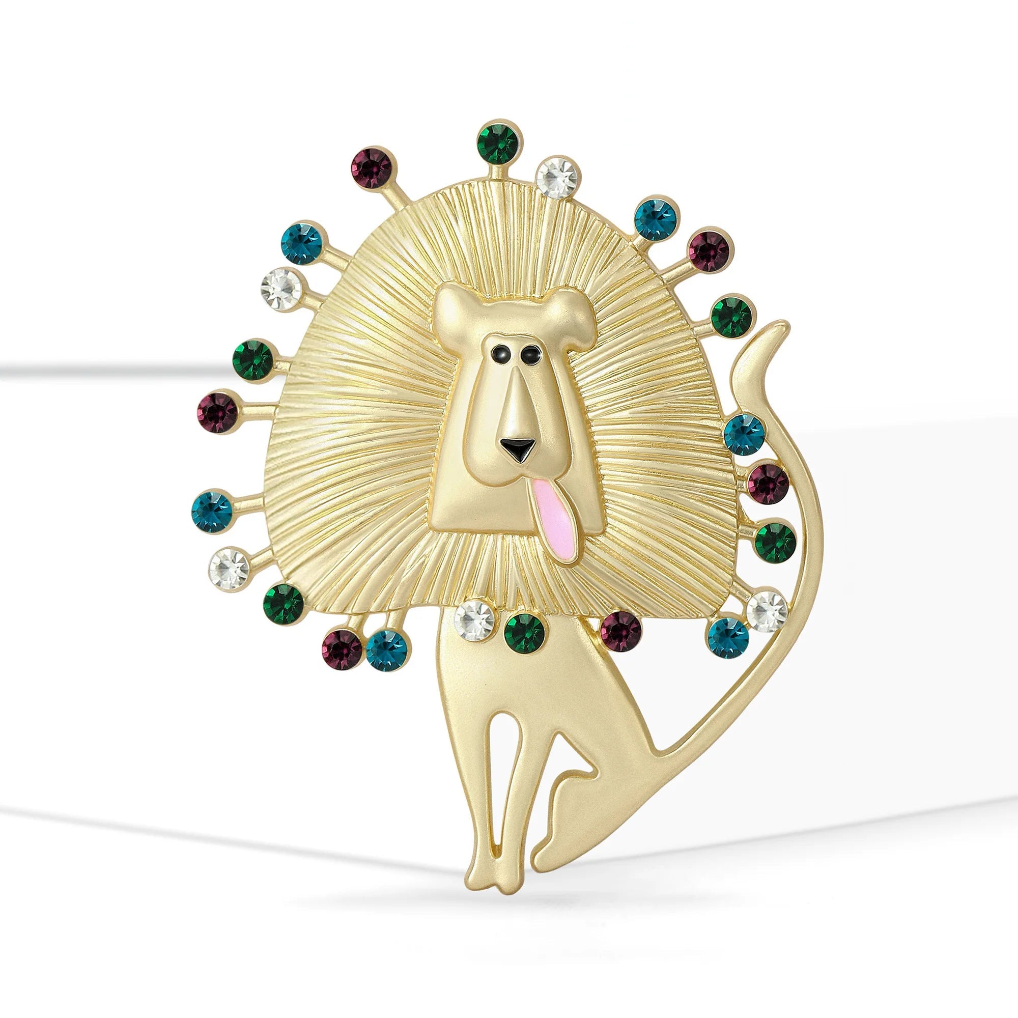 Lion Brooch – alternate view 2