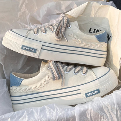 Women's Canvas Platform Sneakers