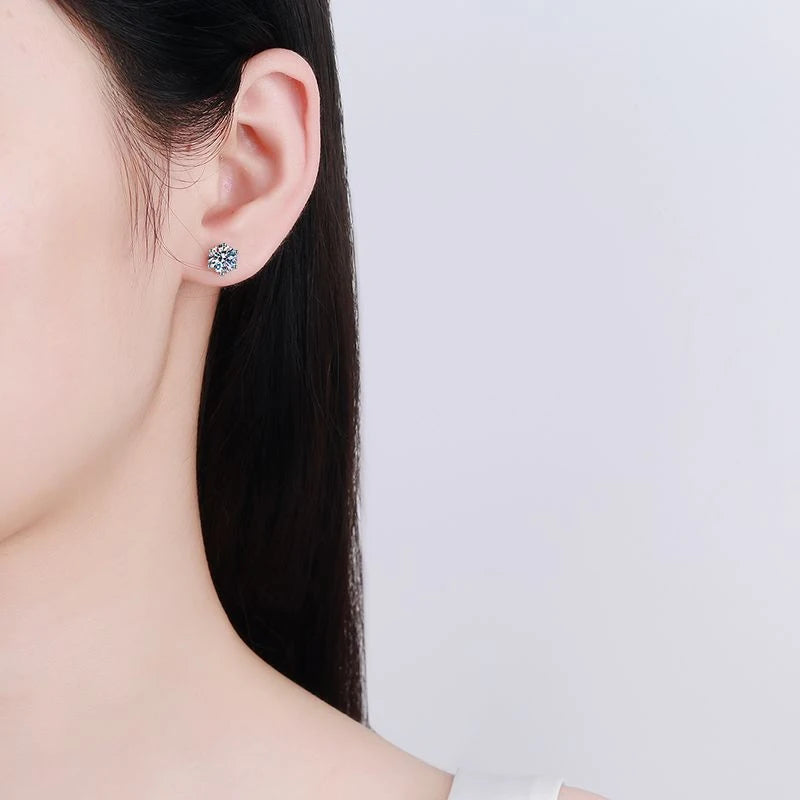 Luminous Moissanite Earrings - Affordable Luxury & Brilliance