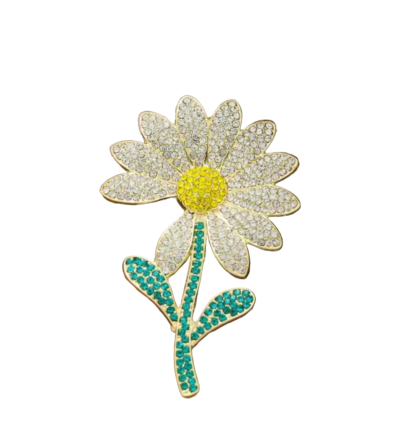 Crystal Daisy Brooch – alternate view 4
