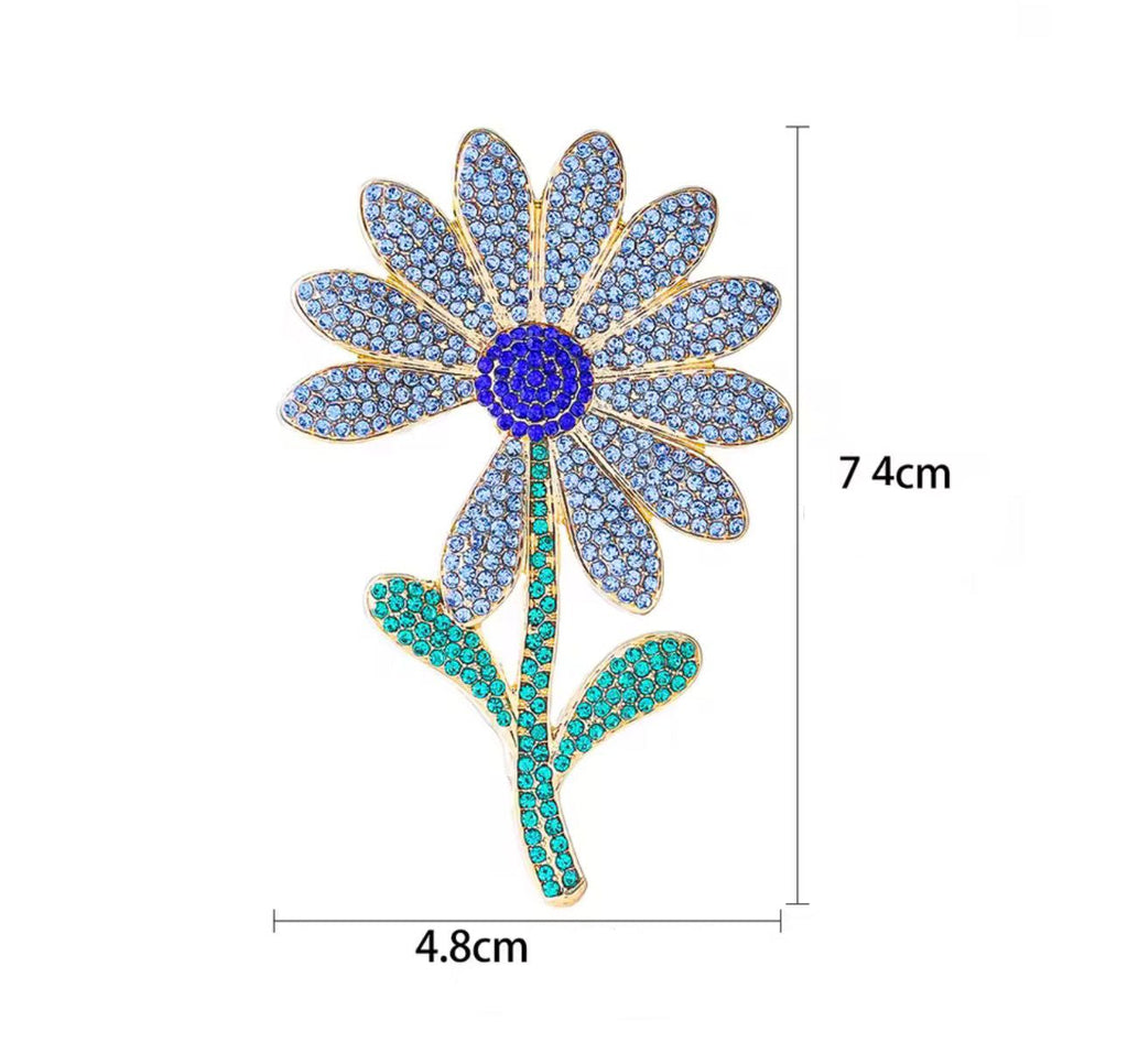 Crystal Daisy Brooch – alternate view 5