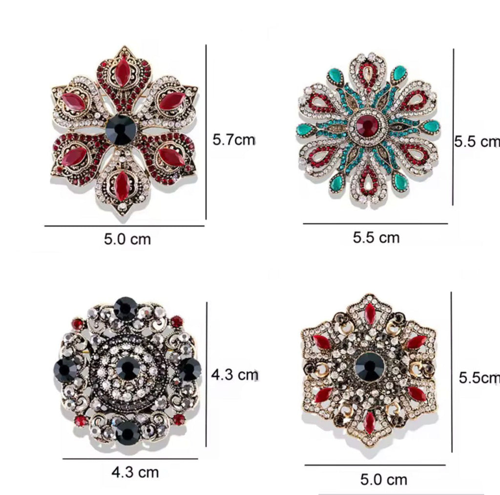Vintage Geometric Brooch – alternate view 3