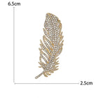 Crystal Feather Brooch – alternate view 3