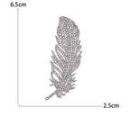 Crystal Feather Brooch – alternate view 4