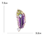 Crystal Feather Brooch – alternate view 8