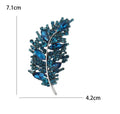 Crystal Leaf Brooch – alternate view 3