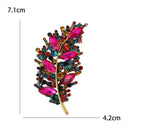 Crystal Leaf Brooch – alternate view 5