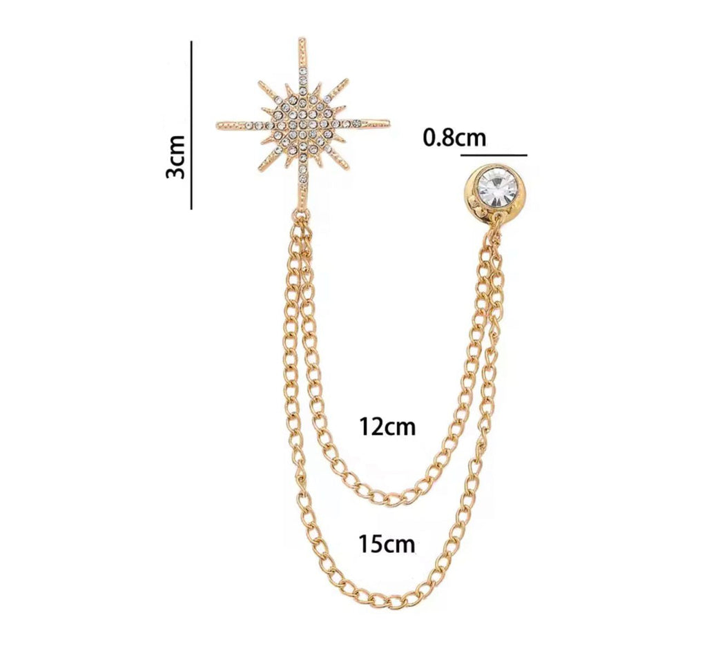 Crystal Star Brooch – alternate view 4