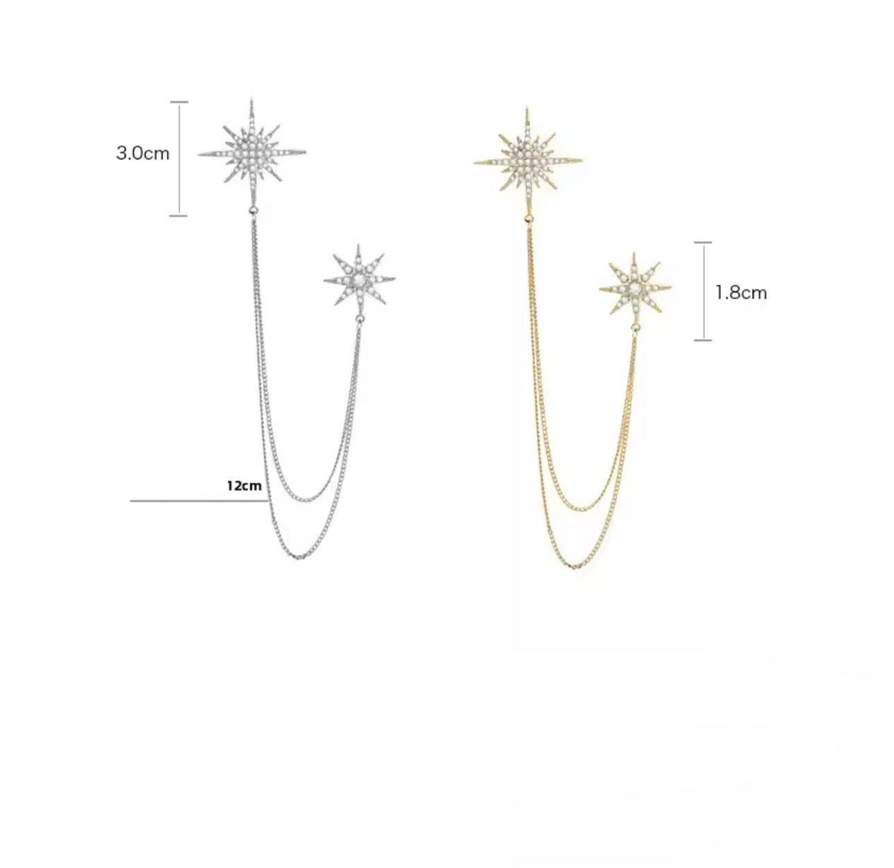 Crystal Star Brooch – alternate view 5
