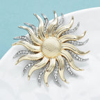 Crystal Sun Brooch – alternate view 2