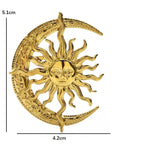 Sun & Moon Brooch – alternate view 5