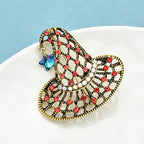 Vintage Crystal Star Brooch – alternate view 3