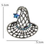 Vintage Crystal Star Brooch – alternate view 5