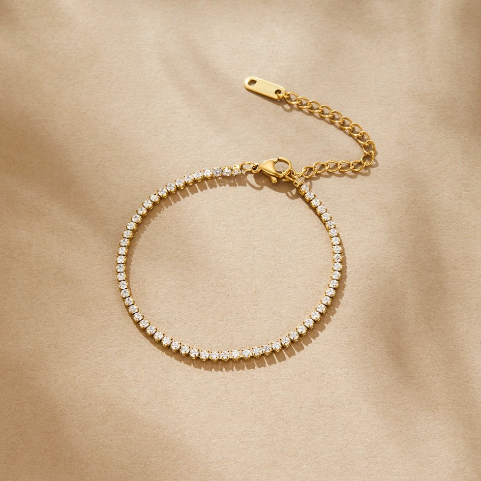 Golden Zirconia Bracelet