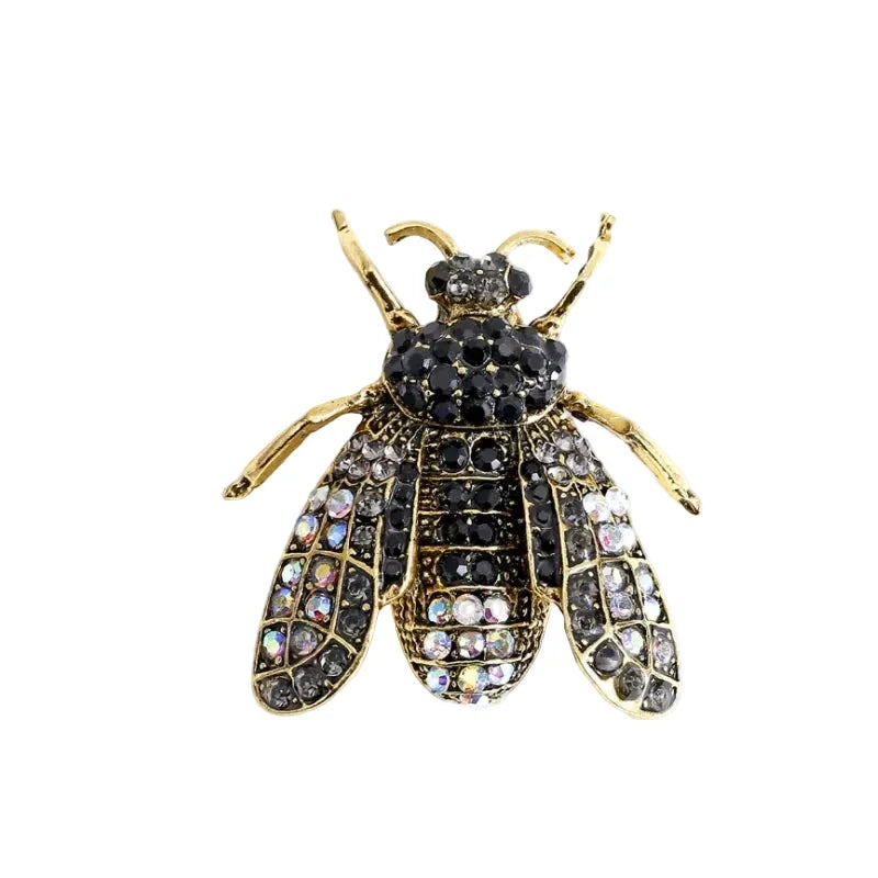 Crystal Bee Brooch