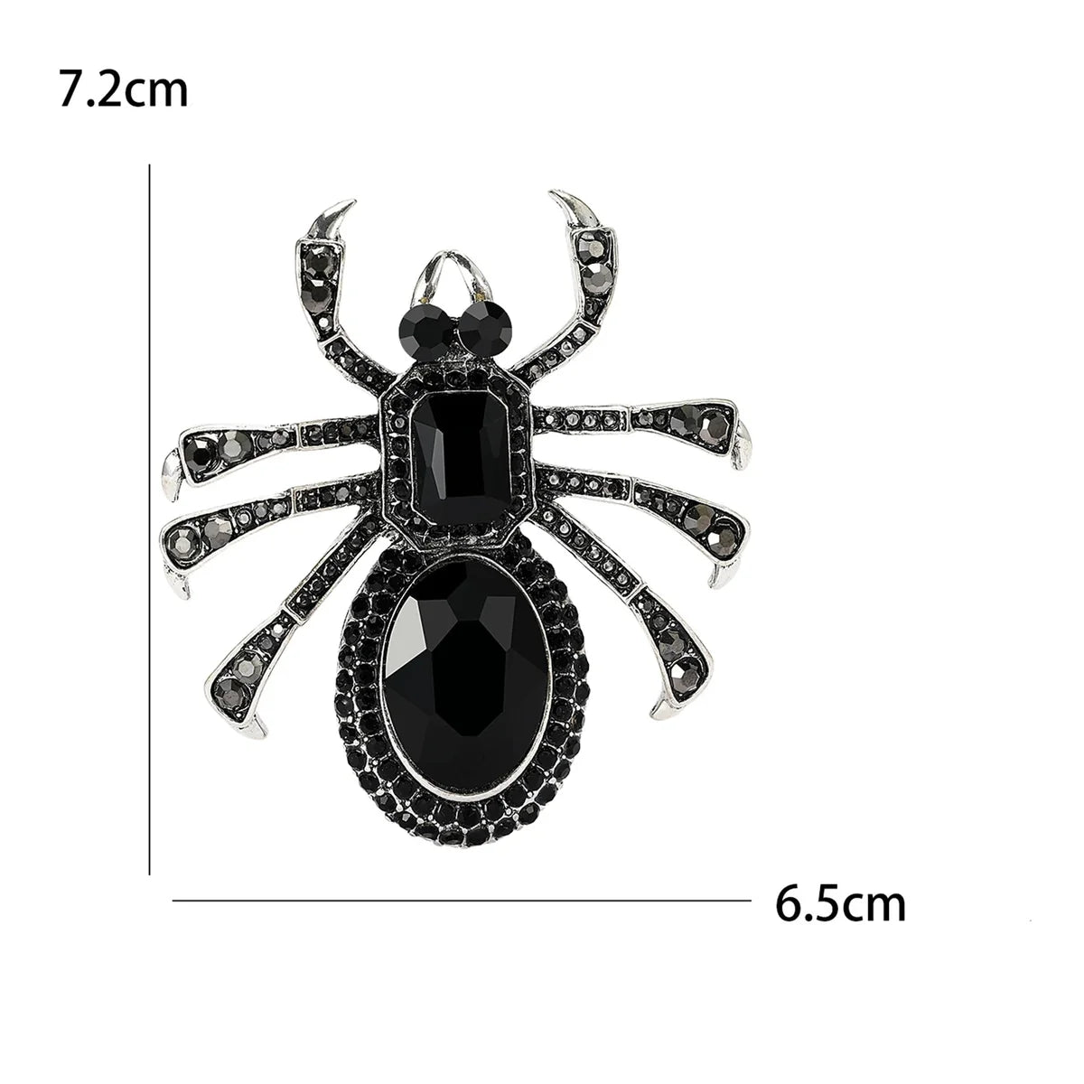 Crystal Spider Brooch