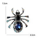 Crystal Spider Brooch
