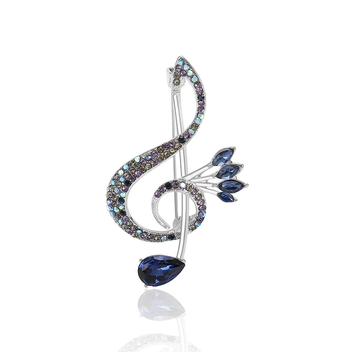 Treble Clef Brooch
