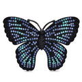 Enamel Crystal Butterfly Brooch