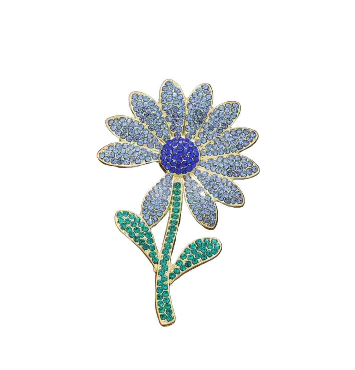Crystal Daisy Brooch