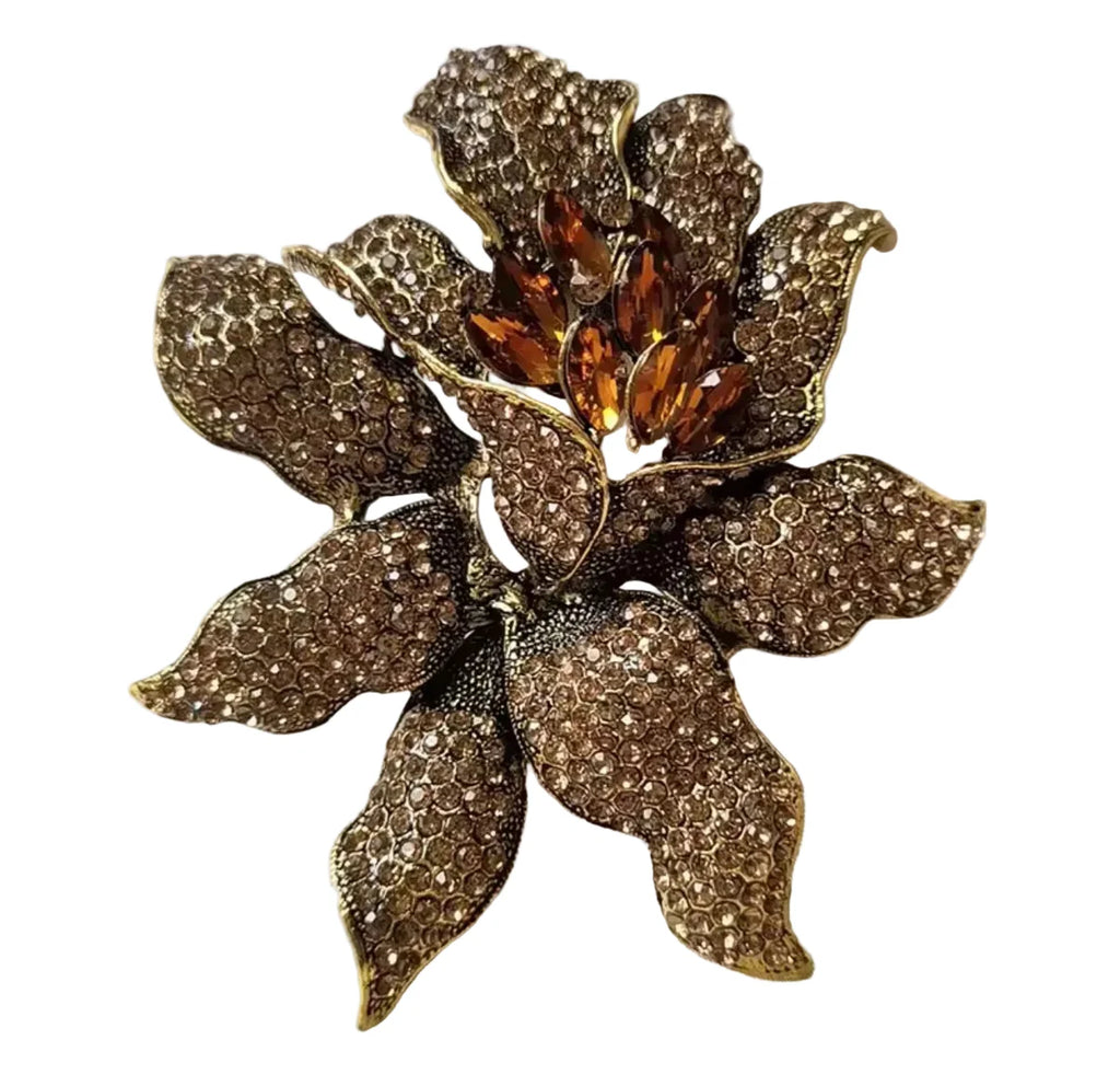 Elegant Flower Brooch
