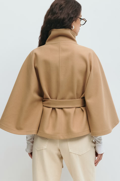 Cape-style Jacket and Belt
