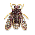 Crystal Bee Brooch