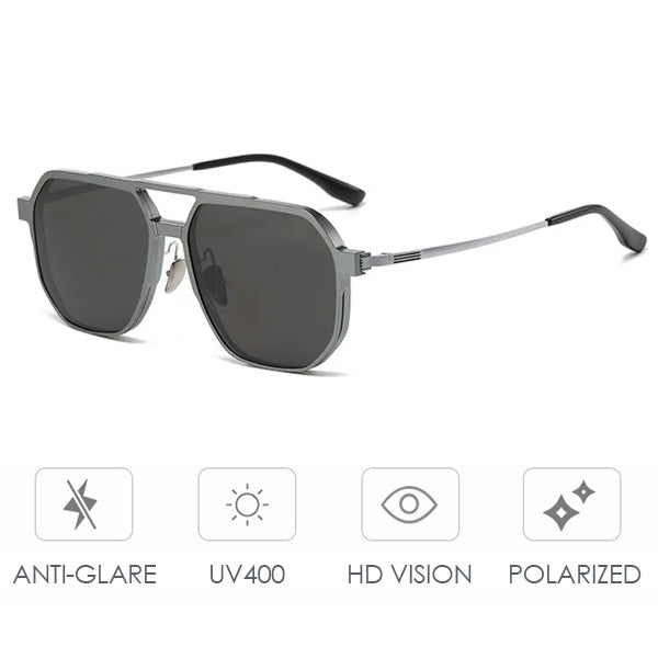Herren-Sonnenbrille – 3-in-1-polarisierte Gläser