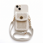 Camellia Garden Crossbody Wallet iPhone Case – product image 1
