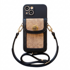 Camellia Garden Crossbody Wallet iPhone Case – product image 2