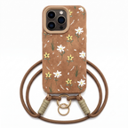 Caramel Garden iPhone Case with Strap – product image 1