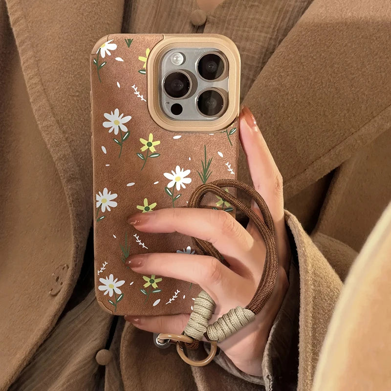 Caramel Garden iPhone Case with Strap – product image 2