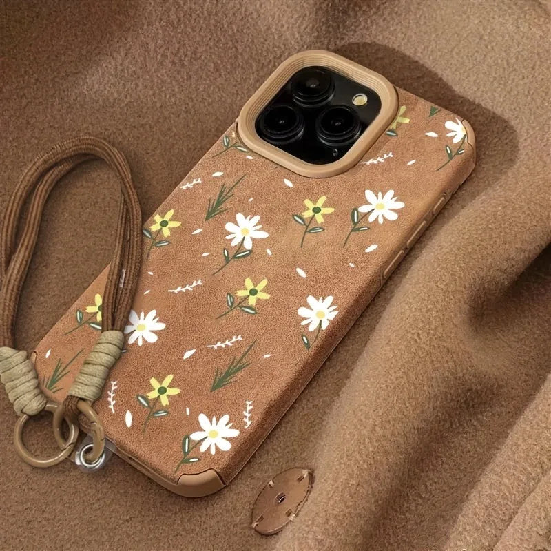 Caramel Garden iPhone Case with Strap – product image 3