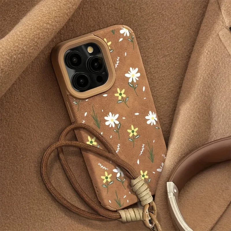 Caramel Garden iPhone Case with Strap – product image 4