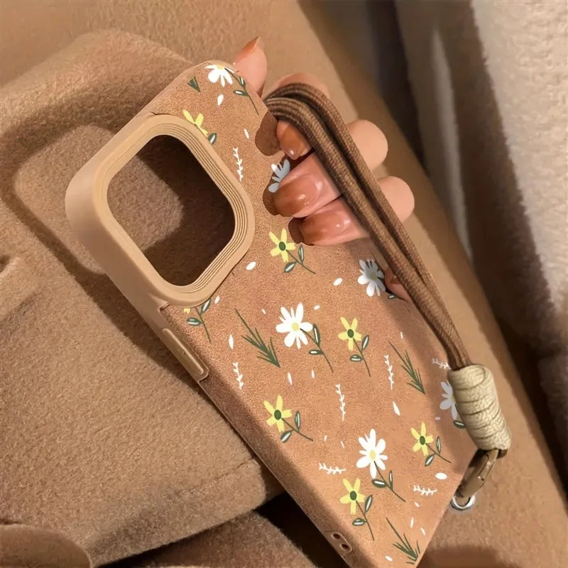 Caramel Garden iPhone Case with Strap – product image 6