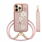 Daisy Garden Wallet iPhone Case with Straps – product image 4